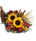 Classic Cornucopia from Backstage Florist in Richardson, Texas